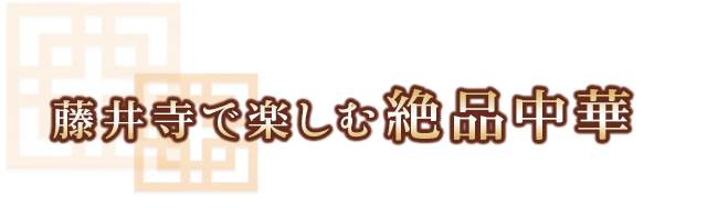 藤井寺で楽しむ絶品中華